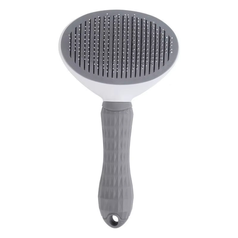 Self-Cleaning Pet Grooming Brush and Dematting Comb for Dogs and Cats