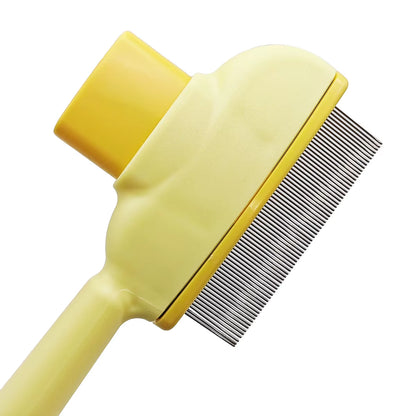 Self-Cleaning Pet Grooming Brush and Dematting Comb for Dogs and Cats