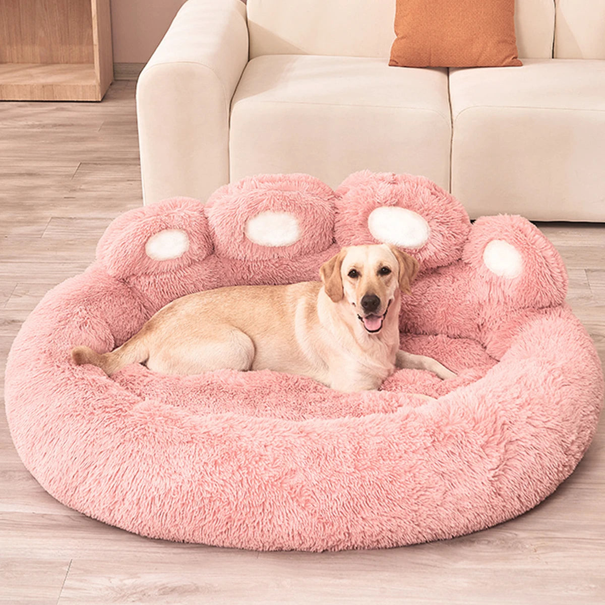 Luxury Plush Dog Sofa Bed for Small to Medium Pets - Winter Warmth and Comfort Kennel Mat