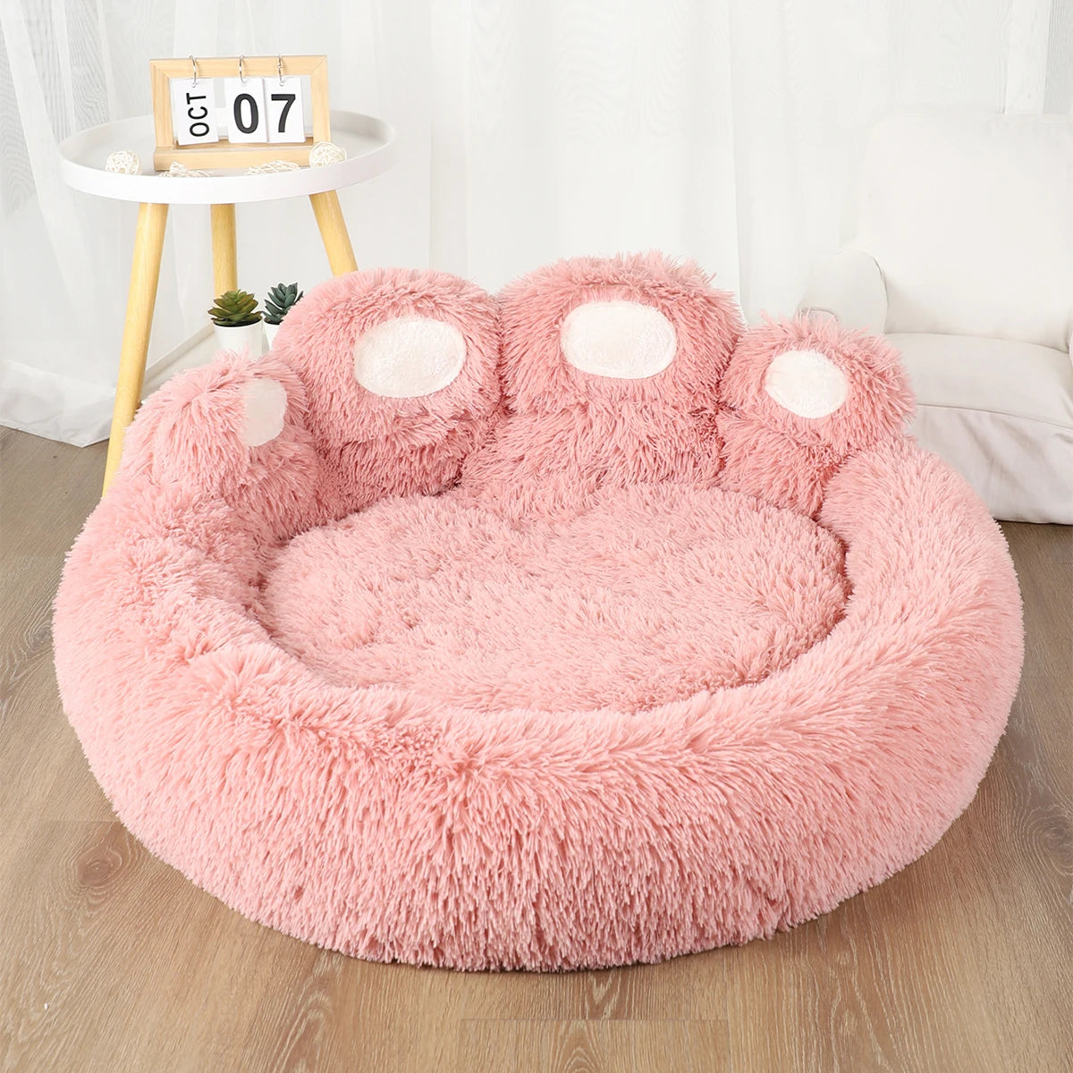 Luxury Plush Dog Sofa Bed for Small to Medium Pets - Winter Warmth and Comfort Kennel Mat
