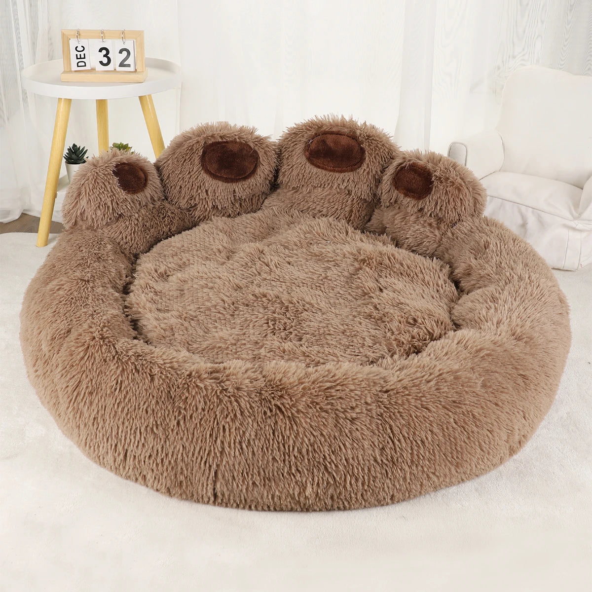 Luxury Plush Dog Sofa Bed for Small to Medium Pets - Winter Warmth and Comfort Kennel Mat